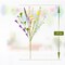 Artificial Spring Flowers 12 Pack Floral Picks 17” Flower Stems with Forsythia and Green Leaves for Spring Summer Flower Arrangements Centerpieces Indoor Outdoor Decorations